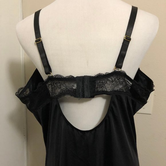 Oh La La Cheri Paris Intimates Sleepwear Oh La La Cheri Paris Black Woman Lingerie Dress